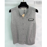 Lowest Cost Miu Miu Vest MM042201 Grey 2026