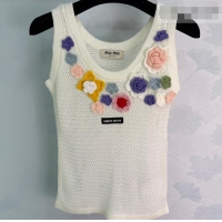 Inexpensive Miu Miu Bloom Vest MM042205 White 2026