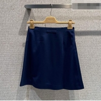 Best Grade Miu Miu Cotton Mini Skirt MM042218 Blue 2026
