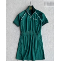 Top Design Miu Miu Cotton Dress MM042222 Green 2026
