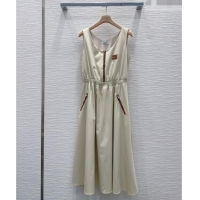 New Fashion Miu Miu Cotton Dress MM042240 Beige 2026