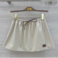 Good Product Miu Miu Cotton Skirt MM042319 Grey 2026