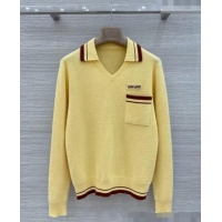 Top Grade Miu Miu Cashmere Sweater M081206 Yellow 2026