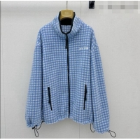 ​Top Grade Miu Miu Fleece Jacket M081244 Blue 2026