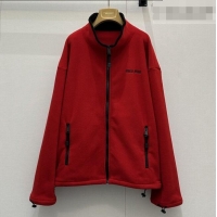 Good Cheap Miu Miu Fleece Jacket M081327 Red 2026