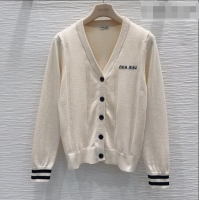 Fashion Discount Miu Miu Knit Cardigan M081336 Beige 2026