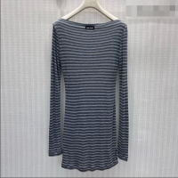 ​Best Grade Miu Miu Silk Dress M081442 Grey 2026