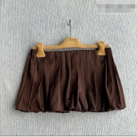 Stylish Discount Miu Miu Miniskirt M081447 Brown 2026