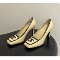 Good Looking Chanel Lambskin & Patent Calfskin Pump G47518 Beige 2026