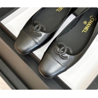 Purchase Chanel Calfskin Ballet Flats G47478 Black 2026