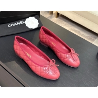 Most Popular Chanel Quilted Lambskin Ballet Flats Ballerinas G26250 Burgundy 2026