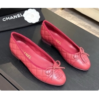 Most Popular Chanel Quilted Lambskin Ballet Flats Ballerinas G26250 Burgundy 2026