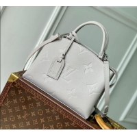 Luxury Discount Louis Vuitton Petit Palais Tote Bag in Monogram Leather M13803 Brume Grey 2026