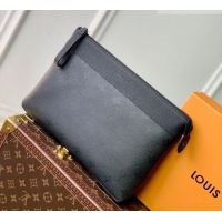Well Crafted Louis Vuitton Pochette Voyage Souple Pouch in Monogram Midnight Canvas M26741 2026