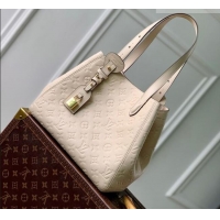 Best Price Louis Vuitton All In One PM Tote Bag in Crème White Monogram Leather M29337 2026
