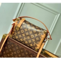Well Crafted Louis Vuitton Side Trunk MM Bag in Dark Chocolate Monogram Origine Ebene M28386 2026