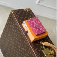 New Cheap Louis Vuitton Victorine Wallet in Monogram Denim M27707 Fuchsia Pink 2026