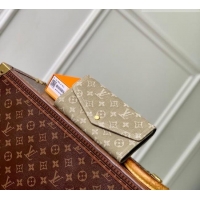 Buy Discount Louis Vuitton Sarah Wallet in Monogram Denim M28280 Khaki Green 2026