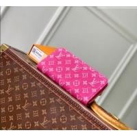 Unique Discount Louis Vuitton Zippy Wallet in Monogram Denim M28297 Fuchsia Pink 2026