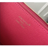 Unique Discount Louis Vuitton Zippy Wallet in Monogram Denim M28297 Fuchsia Pink 2026