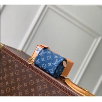 Cheapest Louis Vuitton Trousse Speedy Wallet in Monogram Denim M27604 Blue 2026