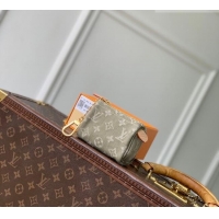 Top Grade Louis Vuitton Trousse Speedy Wallet in Monogram Denim M27605 Khaki Green 2026