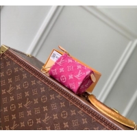 Promotional Louis Vuitton Trousse Speedy Wallet in Monogram Denim M27605 Fuchsia Pink 2026