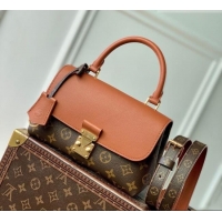 New Design Louis Vuitton Madeleine BB Top Handle Bag in Monogram Canvas and Leather M28288 Cognac Brown 2026