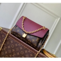 Buy Discount Louis Vuitton Saint-Germain BB Top Handle bag in Monogram Canvas and Leather M26067 Burgundy 2025