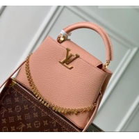 Good Looking Louis Vuitton Capucines BB Bag in Taurillon Leather M28197 Pink 2026