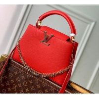 Best Quality Louis Vuitton Capucines BB Bag in Taurillon Leather M28197 Red 2026