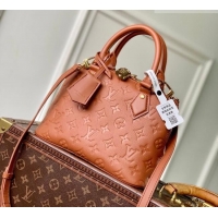 Best Price Louis Vuitton Alma BB Bag in Monogram Grained Leather M26409 Brown 2026
