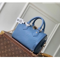 Best Product Louis Vuitton Speedy Bandoulière 20 Bag in Monogram Leather M28316 Blue Jean 2026