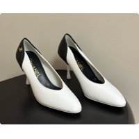 Best Price Chanel Lambskin & Calfskin Pumps 8cm Heel G47474 White 2026