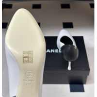 Best Price Chanel Lambskin & Calfskin Pumps 8cm Heel G47474 White 2026