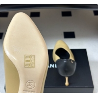 Good Quality Chanel Lambskin & Calfskin Pumps 8cm Heel G47474 Beige 2026