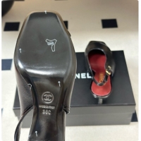 Luxurious Chanel Lambskin & Patent Calfskin Slingbacks 6.5cm Heel CH081716 Black 2026