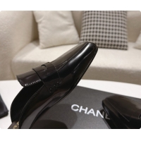 Perfect Chanel Shiny Calfskin Mules G47494 Black 2026