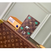 Buy Discount Louis Vuitton Passport Cover x The Darjeeling Limited in Brown Damier Heritage Canvas N40872 2026
