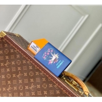 Inexpensive Louis Vuitton Passport Cover in Printed Monogram Heritage Canvas M25986 Blue 2026
