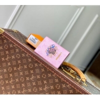 Best Discount Louis Vuitton Passport Cover in Printed Monogram Heritage Canvas M25986 Pink 2026