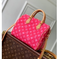 Buy Discount Louis Vuitton Speedy Bandouliere 25 Bag in Monogram Original Canvas Rose Ruban Pink M27528 2026