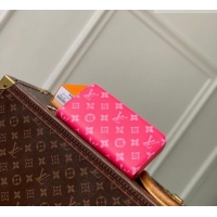 Top Grade Louis Vuitton Zippy Wallet in Monogram Original Canvas Rose Ruban Pink M27683 2026