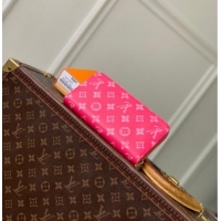 Top Grade Louis Vuitton Zippy Wallet in Monogram Original Canvas Rose Ruban Pink M27683 2026