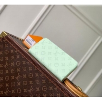 Cheapest Louis Vuitton Zippy Wallet in Monogram Origine Canvas Asnières Green M27683 2026