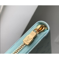 Best Price Louis Vuitton Zippy Wallet in Monogram Origine Canvas Blue Courrier M27683 2026