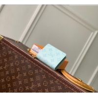 Good Product Louis Vuitton LV Charms Pocket Wallet in Monogram Origine Canvas Blue Courrier M27680 2026