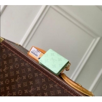 Top Grade Louis Vuitton LV Charms Pocket Wallet in Monogram Origine Canvas Asnières Green M27679 2026