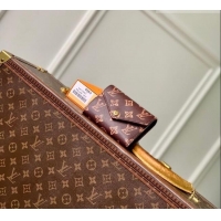 Well Crafted Louis Vuitton Victorine Wallet in Monogram Origine Canvas Dark Chocolate M27681 2026