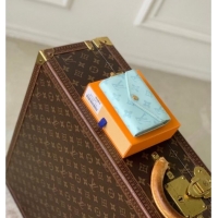 Famous Brand Louis Vuitton Victorine Wallet in Monogram Origine Canvas Blue Courrier M27682 2026